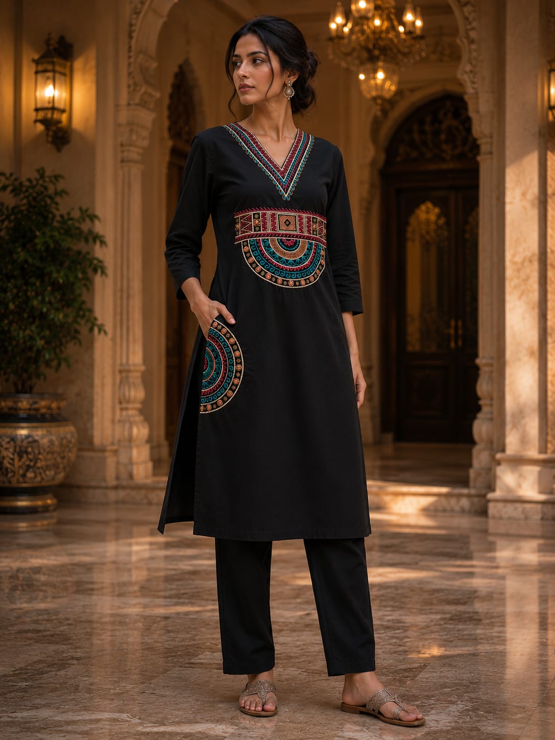 Mandala Black Coord