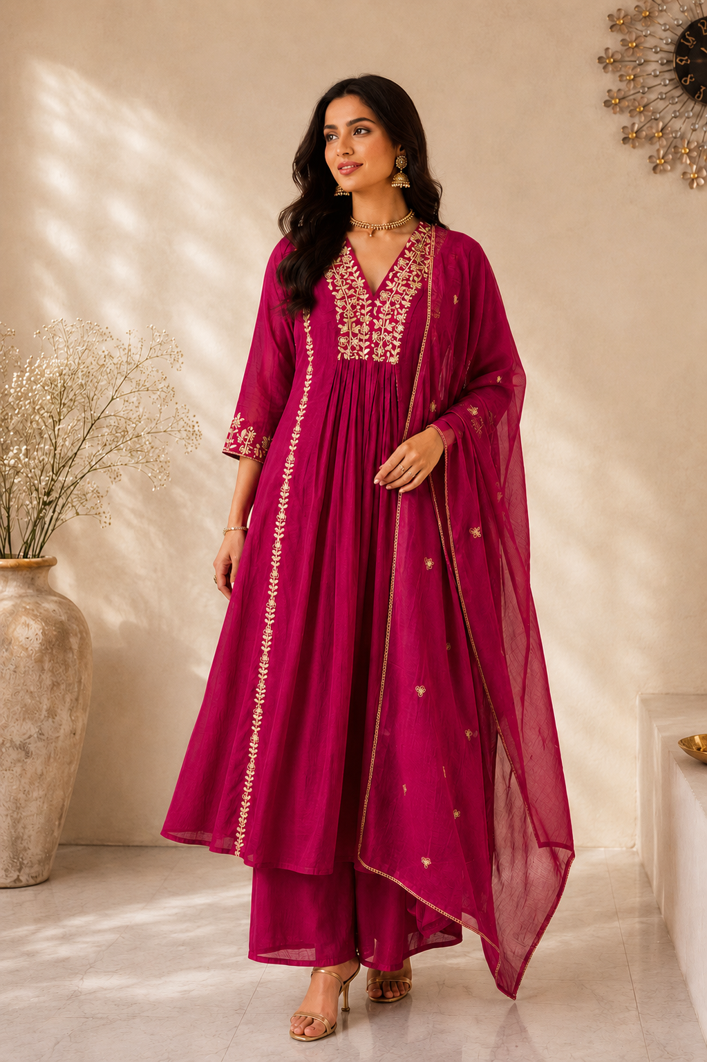Raaniya Cotton Anarkali Set