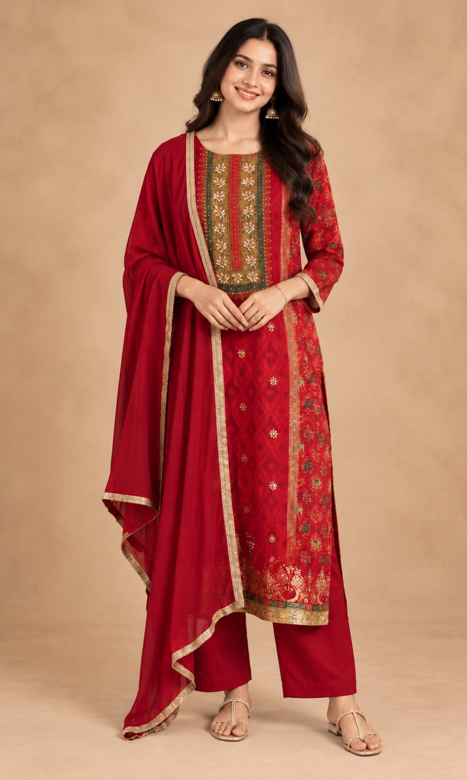 Rajvika Dola Silk Suit